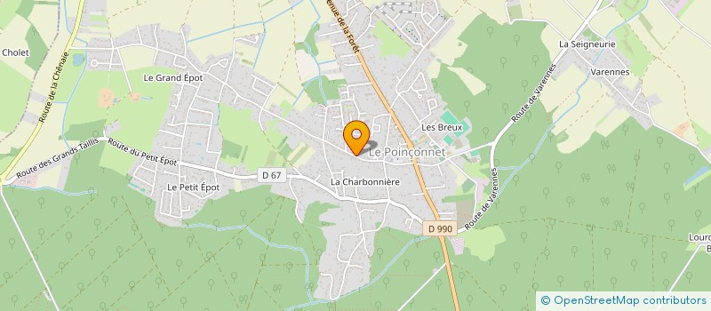 localisation de l'entreprise LES ZELF à LE POINCONNET