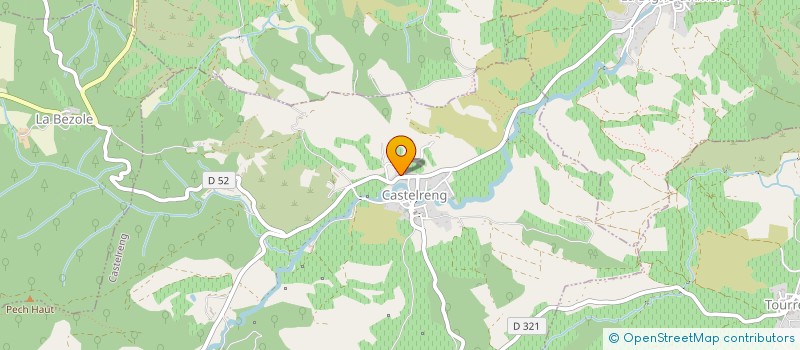 localisation de l'entreprise LES ZIDEES NET  CASTELRENG