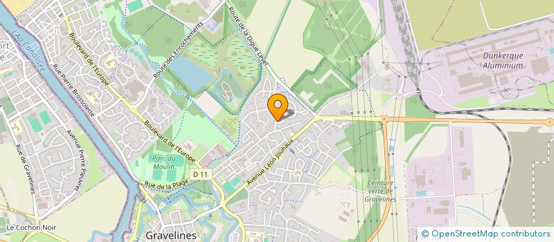 localisation de l'entreprise LES ZIGOMARDS à GRAVELINES