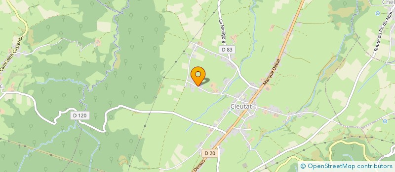 localisation de l'entreprise LES ZIKOPAINS  CIEUTAT