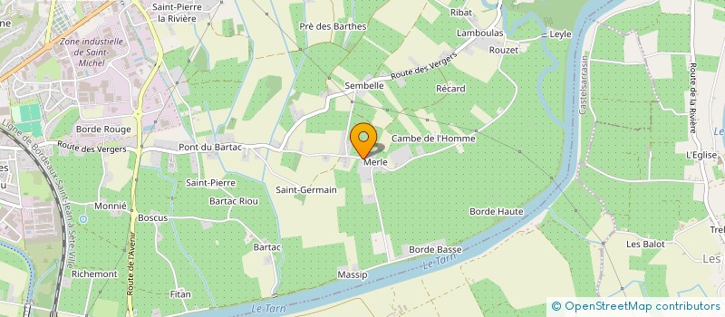 localisation de l'entreprise LES ZILOUS  MOISSAC