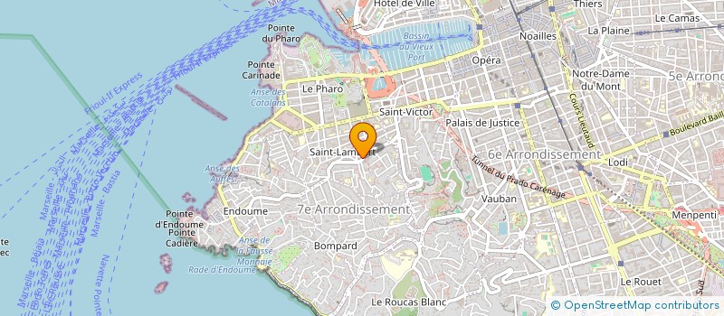 localisation de l'entreprise LES ZIMPOLIES à MARSEILLE