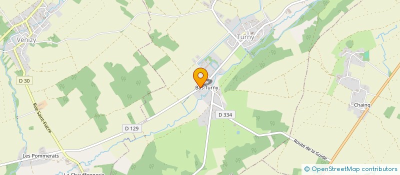 localisation de l'entreprise LES ZIMPROBABLES  TURNY