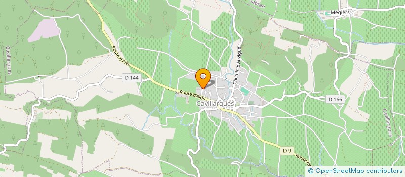 localisation de l'entreprise LES ZINC  CAVILLARGUES