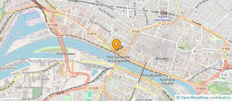 localisation de l'entreprise LES ZINCS NORMANDS ESTATE à ROUEN