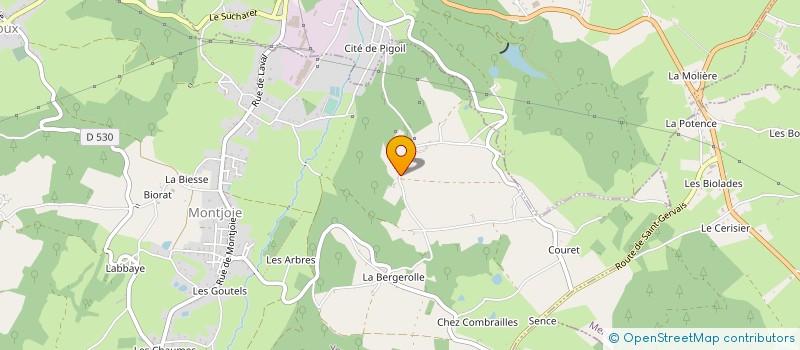 localisation de l'entreprise LES ZINS D'ICI  YOUX