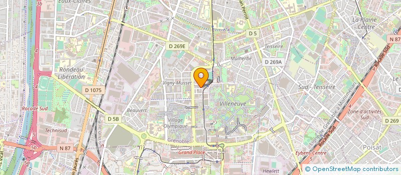 localisation de l'entreprise LES ZINZINS  GRENOBLE