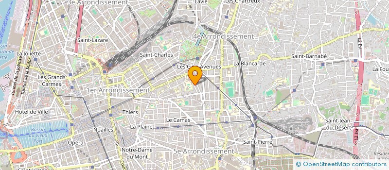 localisation de l'entreprise LES ZINZINS DE LIST'SPACE LISTE BDS ECOLE CENTRALE MEDITERRANEE  MARSEILLE