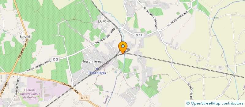 localisation de l'entreprise LES ZINZINS DU TATAMI  SENOUILLAC