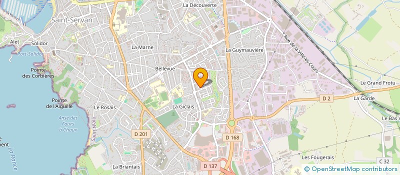 localisation de l'entreprise LES ZODACIEUSES  SAINT-MALO