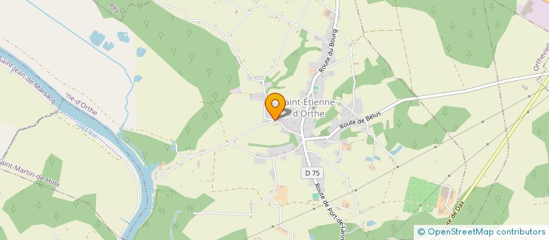localisation de l'entreprise LES ZOIZOS  SAINT-ETIENNE-D'ORTHE