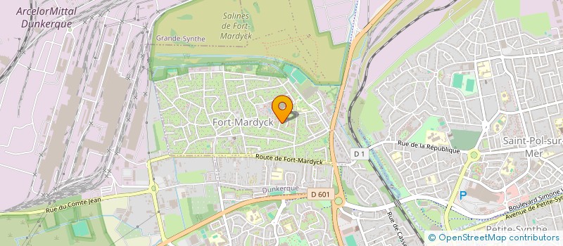 localisation de l'entreprise LES ZOOTENARDS  DUNKERQUE