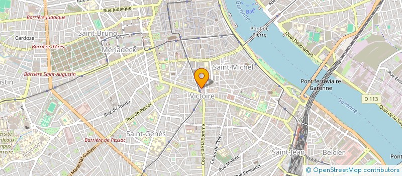 localisation de l'entreprise LES ZOUKINS à BORDEAUX