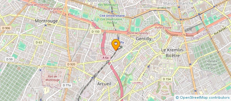 localisation de l'entreprise LES ZOUTIS à GENTILLY