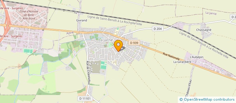 localisation de l'entreprise LES ZOUTS  SAINTE-SOULLE