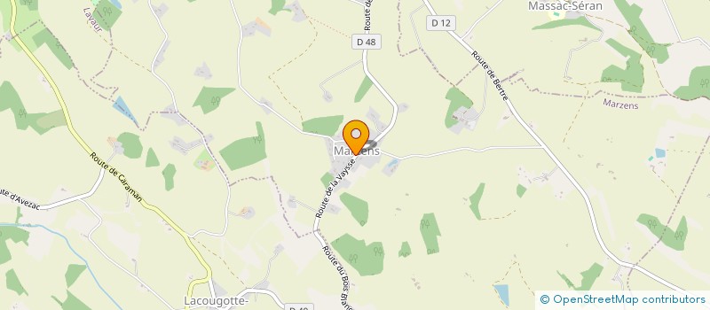 localisation de l'entreprise LES ZOUZOUS  MARZENS