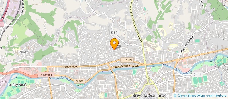 localisation de l'entreprise LES ZOZO  BRIVE-LA-GAILLARDE