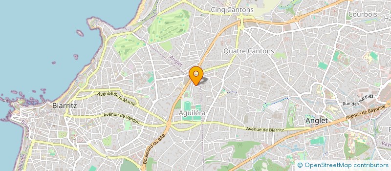 localisation de l'entreprise LES ZOZOS à BIARRITZ