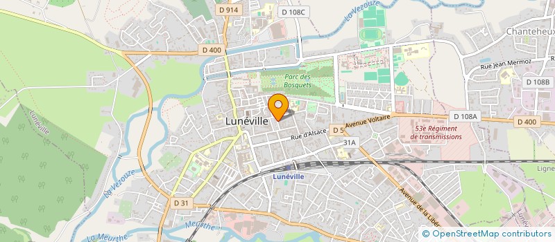 localisation de l'entreprise LES ZUMBETTES BY ANNE-SO  LUNEVILLE