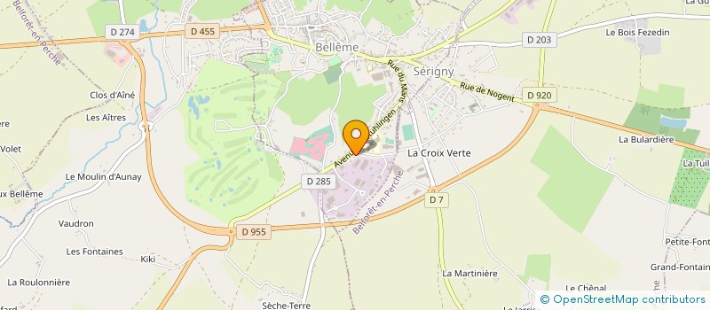 localisation de l'entreprise LES ZURLUPERCUS à BELFORET-EN-PERCHE