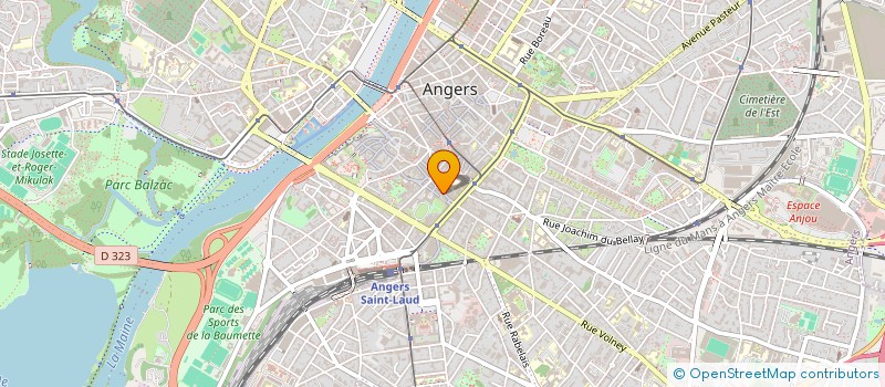 localisation de l'entreprise LES ZYGOMATIKS à ANGERS