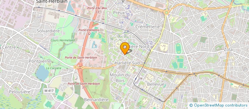 localisation de l'entreprise LES1CLASSABLES à SAINT-HERBLAIN