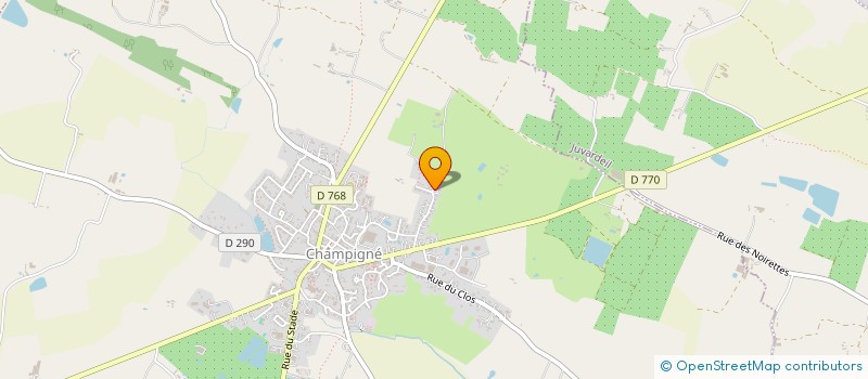 localisation de l'entreprise LES2K  LES HAUTS-D'ANJOU