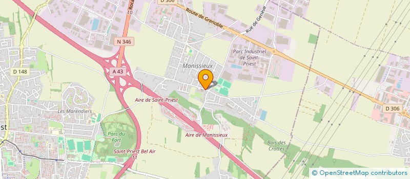 localisation de l'entreprise LES2N  SAINT-PRIEST