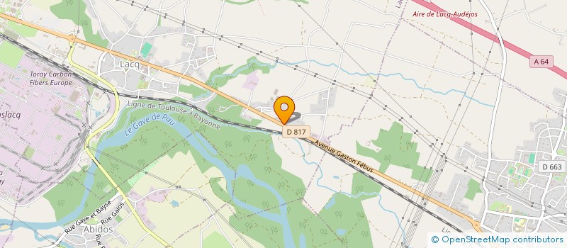 localisation de l'entreprise LES2V  LACQ