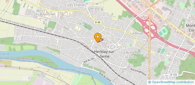 localisation de l'entreprise LES35H à HERBLAY-SUR-SEINE