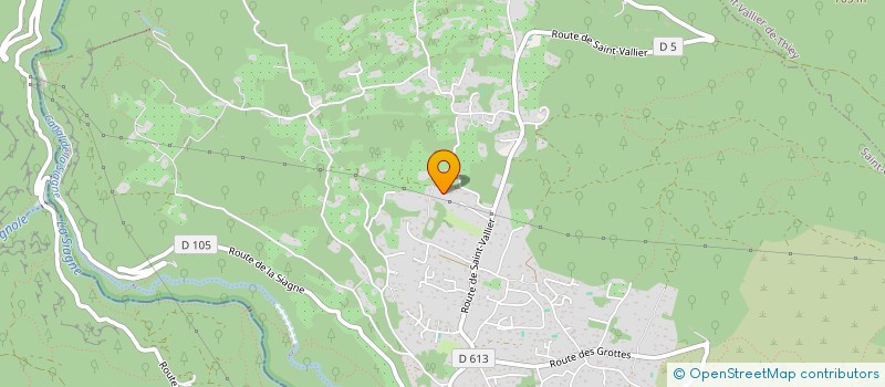 localisation de l'entreprise LES3A à SAINT-CEZAIRE-SUR-SIAGNE