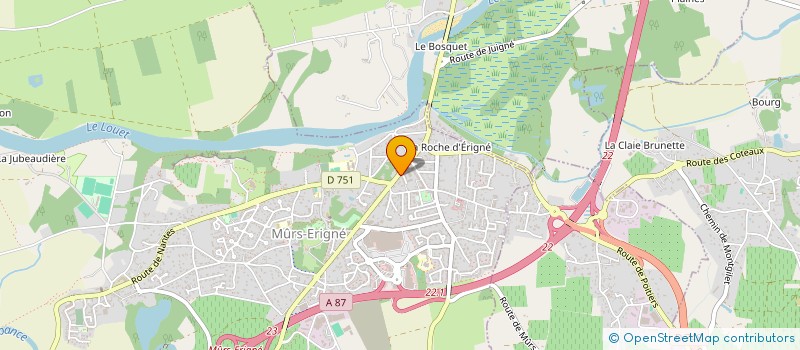 localisation de l'entreprise LES3B  MURS-ERIGNE