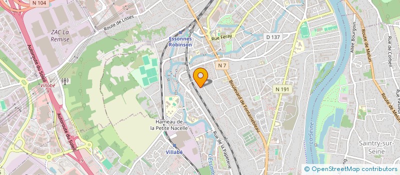 localisation de l'entreprise LES3L à CORBEIL-ESSONNES