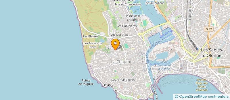 localisation de l'entreprise LES3MAF à LES SABLES D'OLONNE