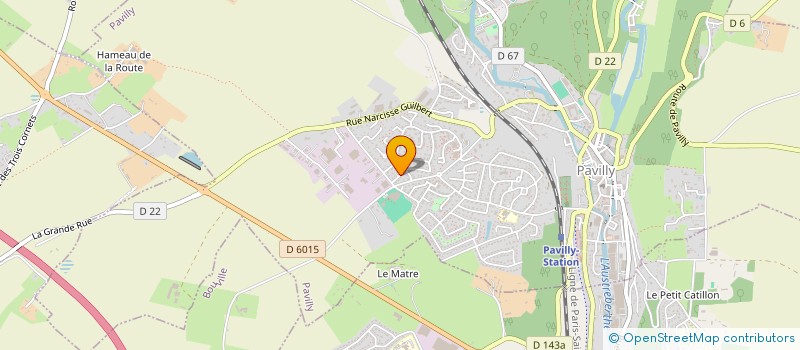 localisation de l'entreprise LES4FEUILLES  PAVILLY