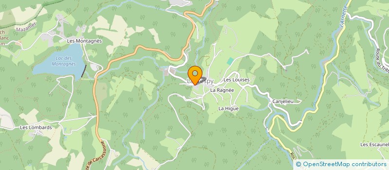 localisation de l'entreprise LES4M  MAZAMET