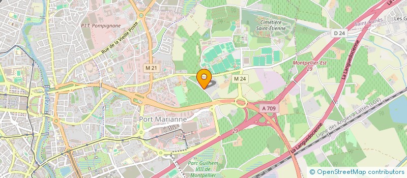 localisation de l'entreprise LES4M à MONTPELLIER