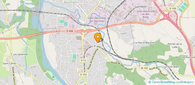 localisation de l'entreprise LES4NEN4L  SAINT-JUST-SAINT-RAMBERT