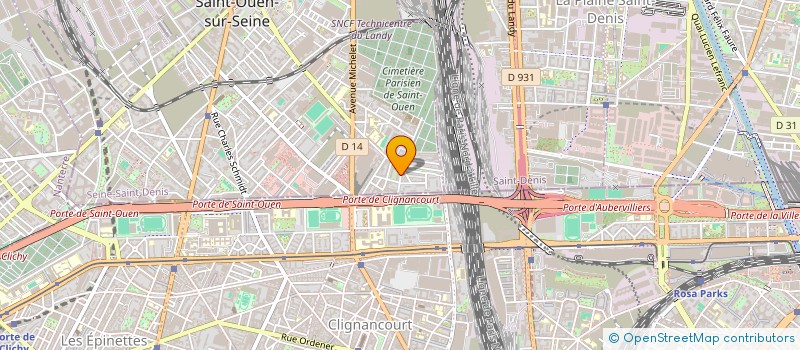 localisation de l'entreprise LESA à SAINT-OUEN-SUR-SEINE