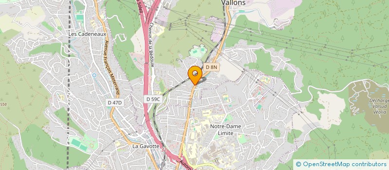 localisation de l'entreprise LESA CMB à SEPTEMES-LES-VALLONS