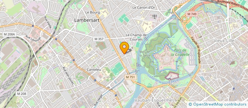 localisation de l'entreprise LESAFF à LAMBERSART