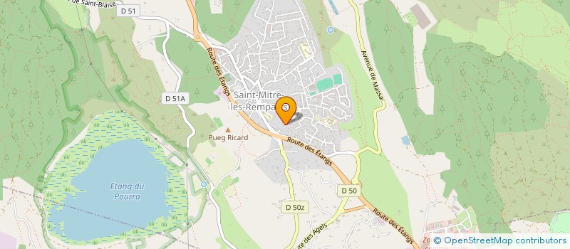 localisation de l'entreprise LESAG  SAINT-MITRE-LES-REMPARTS