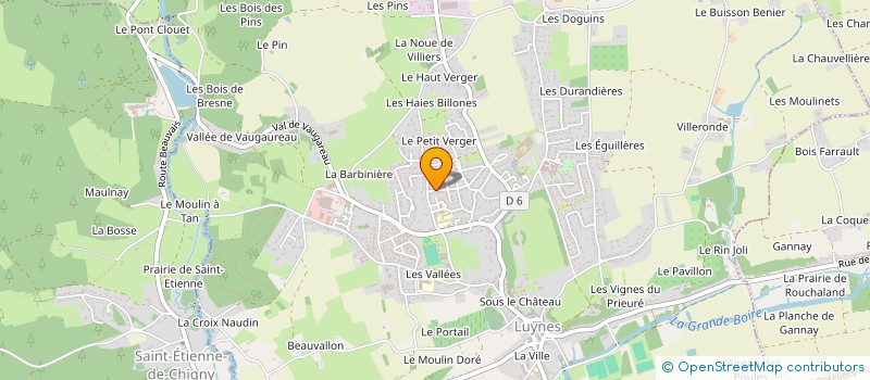 localisation de l'entreprise LESAGA  LUYNES