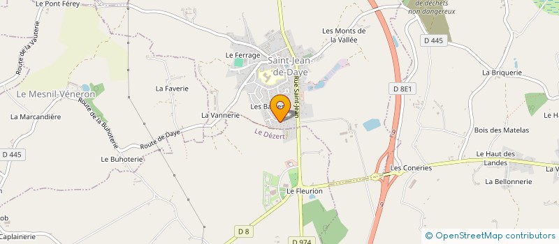 localisation de l'entreprise LESAGE  SAINT-JEAN-DE-DAYE