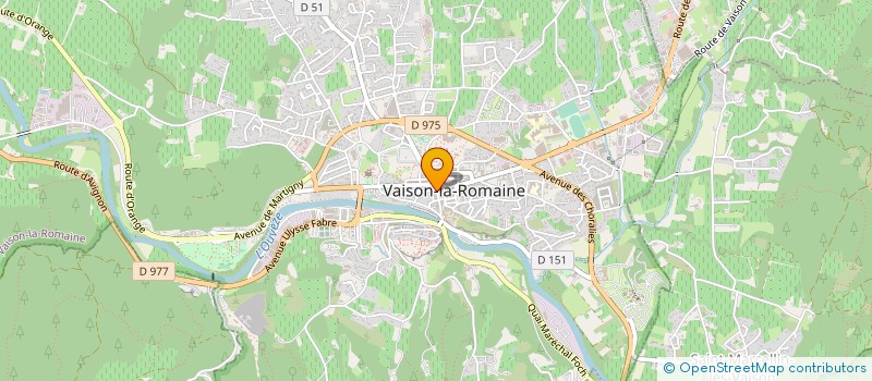 localisation de l'entreprise LESAGE  VAISON-LA-ROMAINE