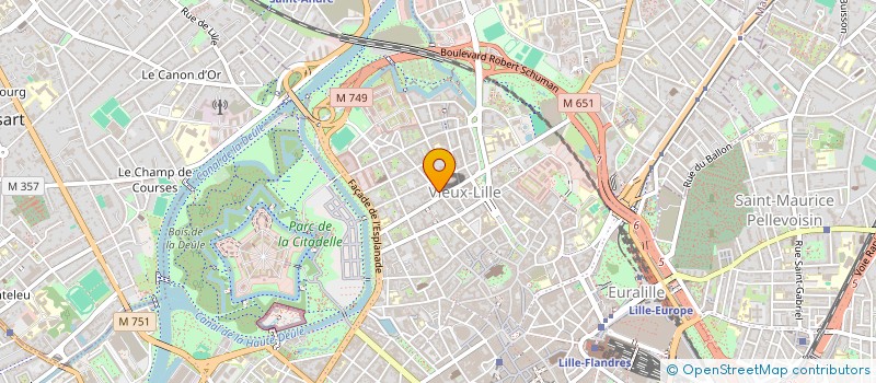 localisation de l'entreprise LESAGE  LILLE