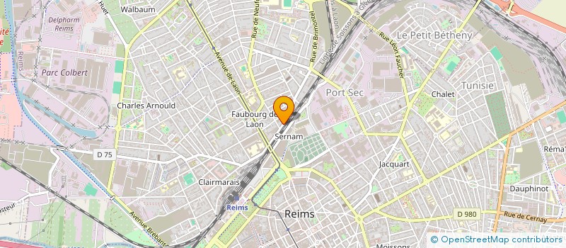 localisation de l'entreprise LESAGE  REIMS
