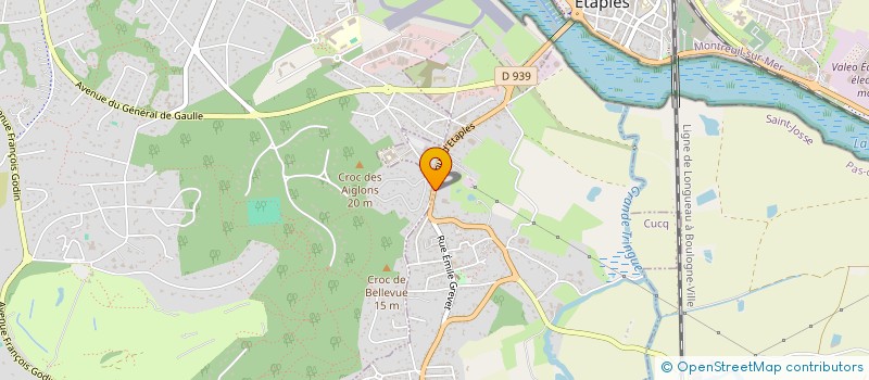 localisation de l'entreprise LESAGE DECORATION à CUCQ