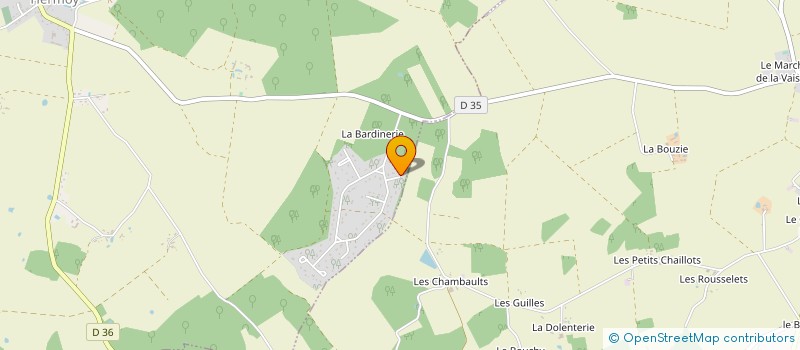localisation de l'entreprise LESAGE-GUILBERT à NEUVY-EN-SULLIAS