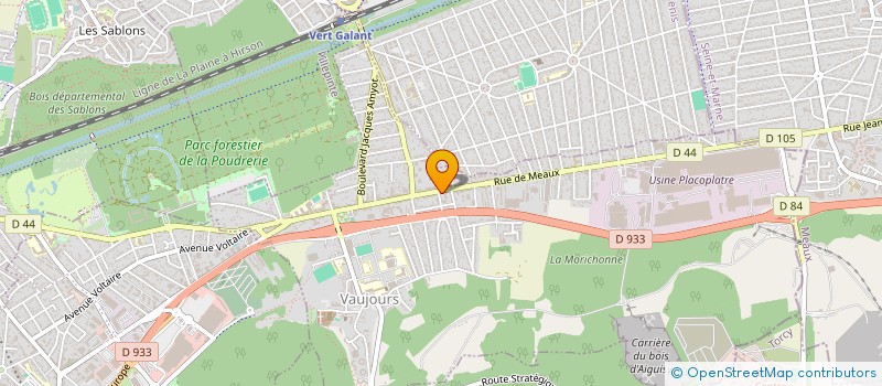 localisation de l'entreprise LESAGE PRESTIGE à VAUJOURS